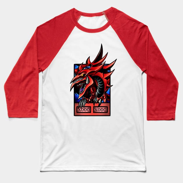 slifer the sky dragon Baseball T-Shirt by primemoment